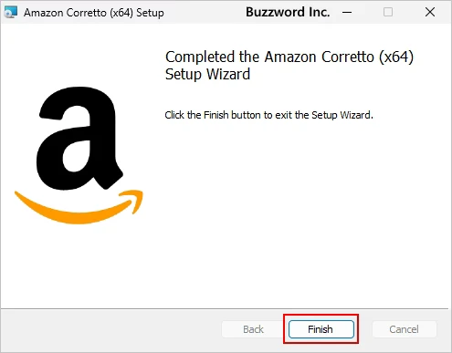 Amazon Correttoのインストール(6)